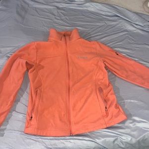 Columbia jacket size large salmon color like new.